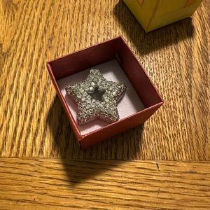 Cubic zirconia star pendant